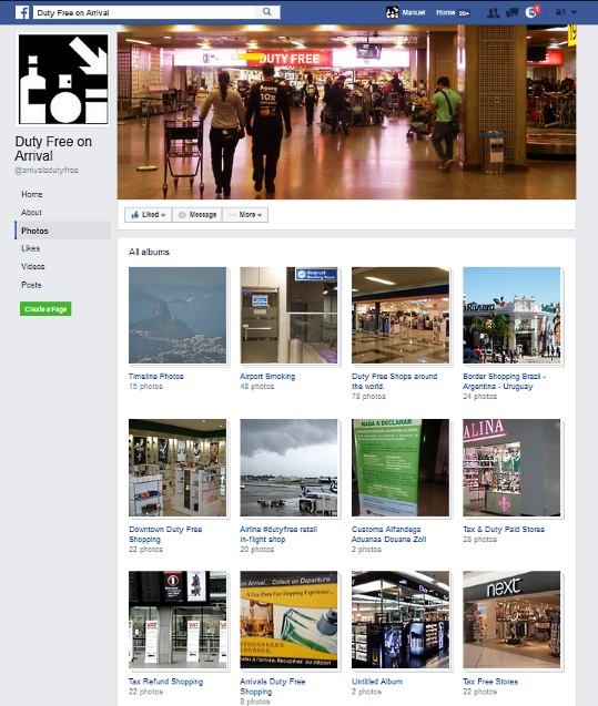 Arrivals Duty Free Facebook photos