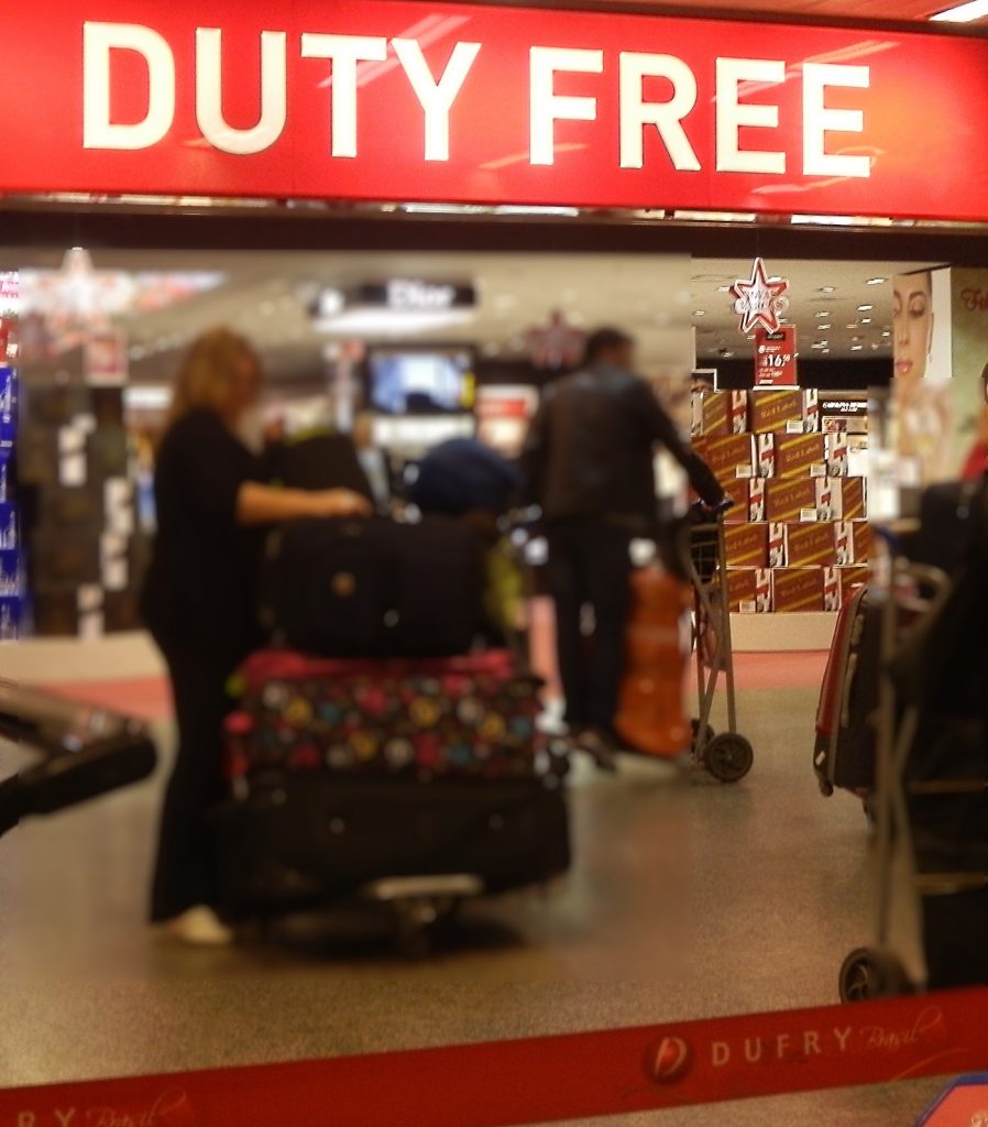 Duty Free Whisky on Arrival